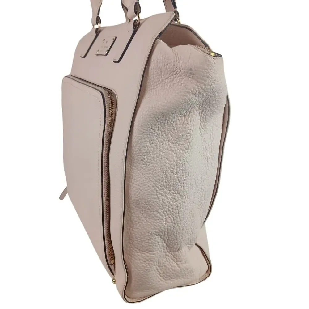 Kate Spade New York Baxter Street Fernrose Tote Blush Pink Commuter Laptop Work